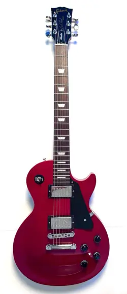 VINTAGE GIBSON USA LES PAUL STUDIO ELECTRIC GUITAR 1999 WINE RED W/ HARD CASE