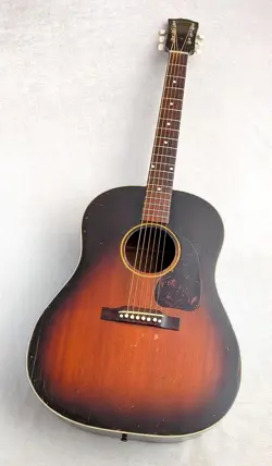 GIBSON VINTAGE J-45 1950 1951 MADE, HEAVY MID-BASS SOUND, 48 TIMES PAYMENT, INTE