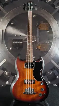 GIBSON SG BASS 120TH ANNIVERSARY 2014 - SATIN FIREBURST W/ GIBSON HARD CASE