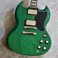 GIBSON NEW SG STANDARD '61 STOP BAR ~TRANSLUCENT TEAL~ #214850269 2.89KG