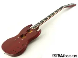 GIBSON USA SG STANDARD MODEL BODY W/ NECK, MAHOGANY, NITRO HERITAGE CHERRY