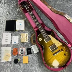 GIBSON CUSTOM SHOP FINEST HEATHER MURPHY LAB 1959 LES PAUL STANDARD REISSUE HEAV