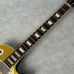 GIBSON CUSTOM SHOP STANDARD HISTORIC 1957 LES PAUL REISSUE GOLD TOP DARK BACK SA