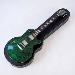 ELECTRIC GUITAR GIBSON LES PAUL STUDIO ANNIVERSARY NASHVILLE FLOOD GREEN SWIRL 2