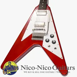 GIBSON CUSTOM SHOP 2021 1967 FLYING V W VIBROLA SPARKLING BURGUNDY