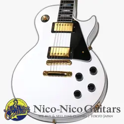 GIBSON CUSTOM SHOP 2024 LES PAUL CUSTOM GLOSS ALPINE WHITE