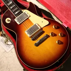 GIBSON CUSTOM SHOP LIGHTWEIGHT JET BLACK FINGERBOARD! 1958 LES PAUL STANDARD REI