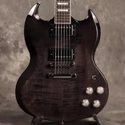 GIBSON USA/SG MODERN TRANS BLACK FADE ELECTRIC GUITAR WITH GIG BAG