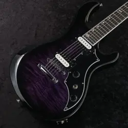 GIBSON VICTORY FIGURED TOP DARK PURPLE BURST *HQ597