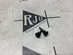 GIBSON USA GUITAR STRAP BUTTONS BLACK BRASS