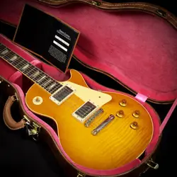 GIBSON CUSTOM SHOP HISTORIC C 1959 LES PAUL STANDARD VOS LEMON BURST S/N: 941907