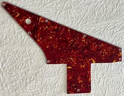 NEW GREAT-FOR GIBSON 76 EXPLORER RE-ISSUE STYLE GUITAR PICKGUARD RED TORTOISE