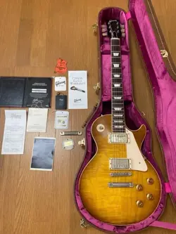 GIBSON CUSTOM SHOP LES PAUL '58 REISSUE W/CASE FROM JAPAN