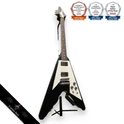 GIBSON FLYING V '67 REISSUE EBONY 1995 LIGHTWEIGHT 3.34KG