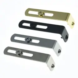 STAINLESS STEEL PICKGUARD BRACKET WITH PICKGUARD SCREWS NUT FOR GIBSON LES PAUL