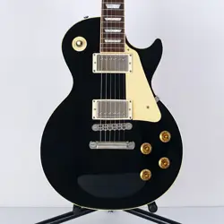 2005 GIBSON LES PAUL STANDARD EBONY BLACK WITH ORIGINAL HARDSHELL CASE