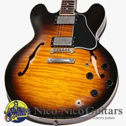 GIBSON USA 2002 ES-335 DOT REISSUE FIGURED VINTAGE SUNBURST