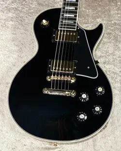 GIBSON CUSTOM SHOP 1968 LES PAUL REISSUE GLOSS EBONY SN 504418 *ZG230