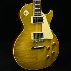 GIBSON ML 1959 LES PAUL STANDARD REISSUE LIGHT AGED GREEN LEMON FADE PSL  932935