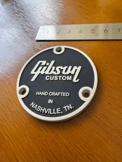 GUITAR TOGGLE SWITCH BACK PLATE COVER FOR GIBSON LP LES PAUL GUITAR PARTS SILVER
