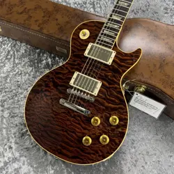 GIBSON CUSTOM SHOP 1959 LES PAUL STANDARD 5A QUILT TOP TRANS ROOTBEER GLOSS