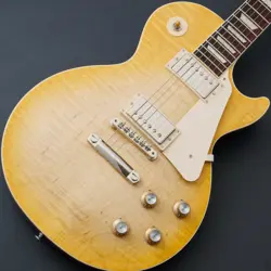 GIBSON SWEETWATER EXCLUSIVE LES PAUL STANDARD '60S AAA FIGURED TOP -LEMON #GG9CL