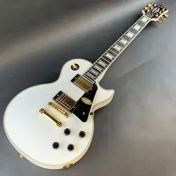 EPIPHONE LES PAUL CUSTOM   ALPINE WHITE INSPIRED BY GIBSON CUSTOM