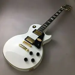 EPIPHONE LES PAUL CUSTOM ALPINE WHITE        INSPIRED BY GIBSON CUSTOM