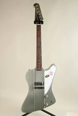 EPIPHONE INSPIRED BY GIBSON CUSTOM 1963 FIREBIRD SILVER MIST  S N 24041527005