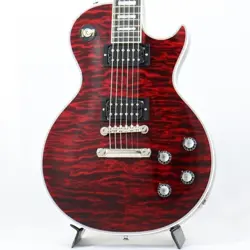 GIBSON CUSTOM SHOP 1968 LES PAUL CUSTOM REISSUE 5A QUILT TOP GLOSS FIRE TIGER