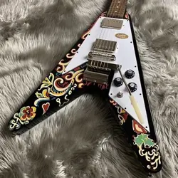 EPIPHONE INSPIRED BY GIBSON CUSTOM JIMI HENDRIX LOVE DROPS FLYING V         36