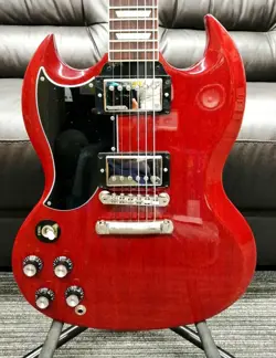 LEFT GIBSON ELECTRIC GUITAR SG STANDARD RED LH 2020 LEFT-HANDED W/HARD CASE
