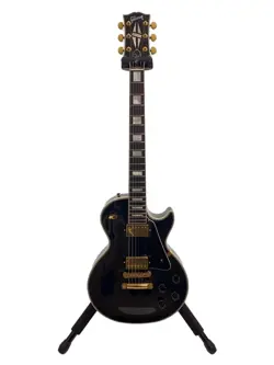 GIBSON ELECTRIC GUITAR/LES PAUL TYPE/BLACK/HH/LP CTM 1995/WITH CASE