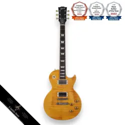 GIBSON 50S LES PAUL STANDARD TRANS AMBER ELECTRIC GUITAR