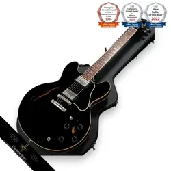 GIBSON ES335 DOT REISSUE EBONY 2001 ROSEWOOD FINGERBOARD