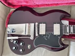 GIBSON SG STANDARD '61 MAESTRO VIBROLA *LIMITED 1/100 DARK AGED CHERRY OXBLOOD