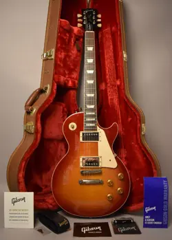 2019 GIBSON USA LES PAUL STANDARD 50S AAA TOP HERITAGE CHERRY SUNBURST W/OHSC