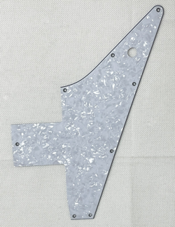 WHITE PEARL 4-PLY FOR GIBSON 76 EXPLORER RE-ISSUE STYLE GUITAR PICKGUARD