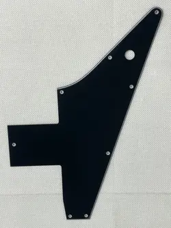 BLACK 3-PLY FOR GIBSON 76 EXPLORER RE-ISSUE STYLE GUITAR PICKGUARD