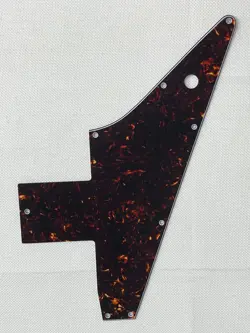 BROWN TORTOISE 4-PLY FOR GIBSON 76 EXPLORER RE-ISSUE STYLE GUITAR PICKGUARD