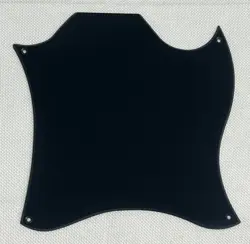 BLACK 1-PLY FOR FIT GIBSON SG STANDARD BLANK STYLE GUITAR PICKGUARD