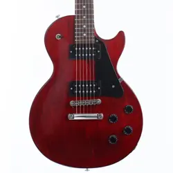 GIBSON USA LES PAUL FADED 2018 WORN CHERRY USED 2018 MAHOGANY BODY W/SOFT CASE