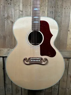 GIBSON SJ-200 STUDIO WALNUT ACOUSTIC-ELECTRIC GUITAR - NATURAL WITH GLOSS TOP