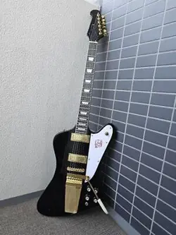 GIBSON FIREBIRD TYPE BLACK WITH GOLD PARTS[ORIGINAL COLOR]