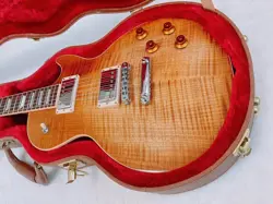 GIBSON USA LES PAUL STANDARD 2018 MOJAVE BURST AAA FIGURED MAPLE TOP W/HARD CASE