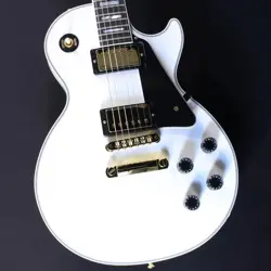 GIBSON CUSTOM SHOP LES PAUL GLOSS ALPANE WHITEEBONY #CS501650 *PF368