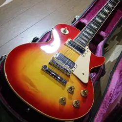 GIBSON USA 1976 LES PAUL STANDARD CHERRY SUNBURST W/ORIGINAL HARD CASE