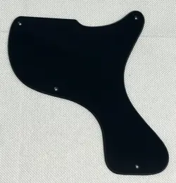 BLACK 1-PLY FOR FIT GIBSON LES PAUL JUNIOR 1958 DC STYLE GUITAR PICKGUARD