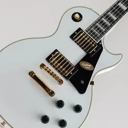 EPIPHONE INSPIRED BY GIBSON CUSTOM SHOP LES PAUL CUSTOM/ALPINE WHITE #GG4NF