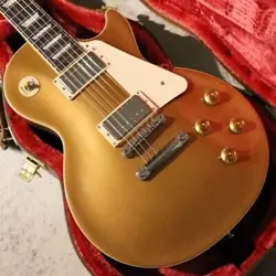 GIBSON BEAUTIFUL GOLD! THE FINGERBOARD IS DARK. LES PAUL STANDARD '50S ~GOLD TOP